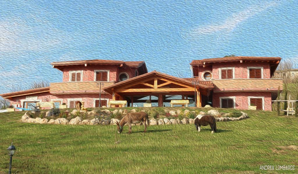 Agriturismo Ciociaro " Il Colle " Hotel Ristorante チェプラーノ エクステリア 写真