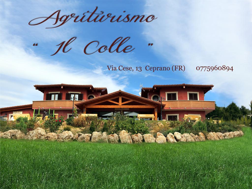 Agriturismo Ciociaro " Il Colle " Hotel Ristorante チェプラーノ エクステリア 写真